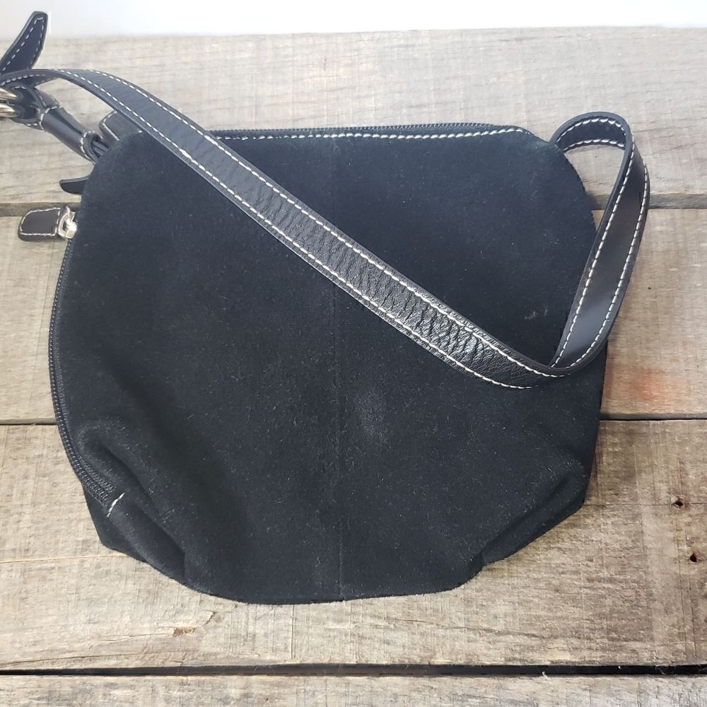 M. LONDON Mini Suede Handbag - Picture 6 of 12